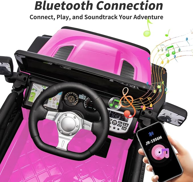 4WD Kids Ride on Car Truck, 12V 7Ah Kids Electric Vehicles Car Ride on Toy - Image 7