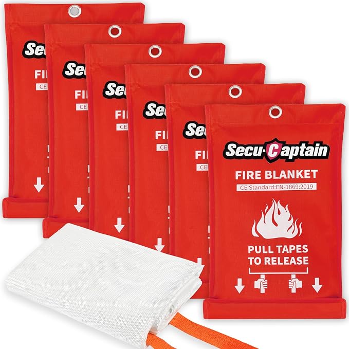 SecuCaptain Emergency Fire Blanket by SecuCaptain