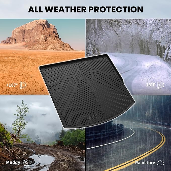 LASFIT Cargo Mat for Mazda CX5 2017-2025, CX 5 All Weather Trunk Mat for 2017 - Image 6