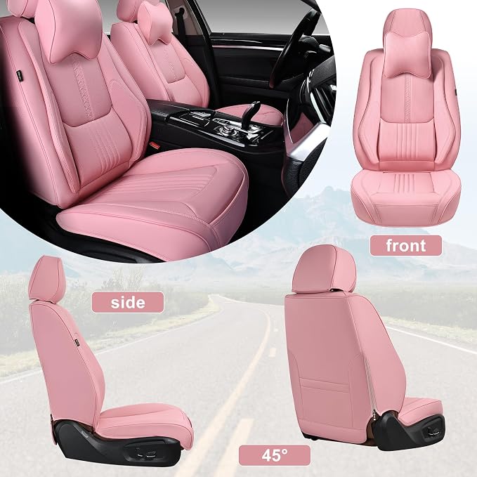 Front Seat Covers, 2 Pieces Universal Seat Covers - Image 8