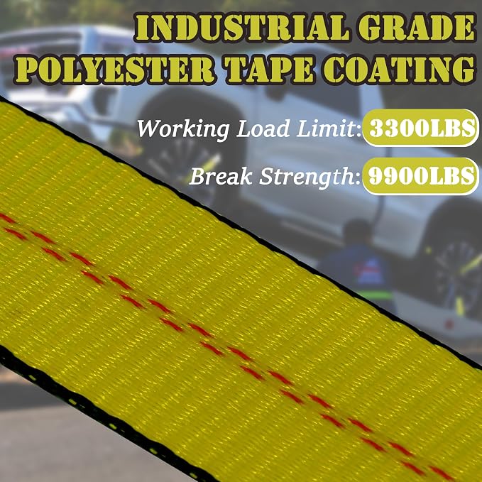 4 Pack Car Tie Down Straps for Trailers - Image 5