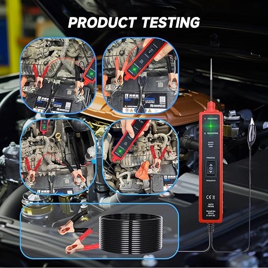Automotive Car Circuit Tester 12V 24V DC Power Probe Tester - Image 7