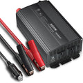 500W Pure Sine Wave Power Inverter, DC 12V to 110V AC Car Plug Inverter Adapter by vansoet