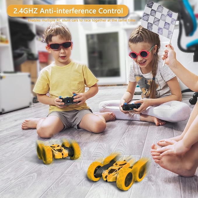Remote Control Car Double Sided 360°Rotating 4WD RC Cars - Image 5