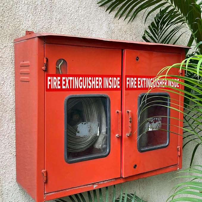 Madrigal Fire Extinguisher Inside Sticker Sign, Weatherproof & UV Protected - Image 6