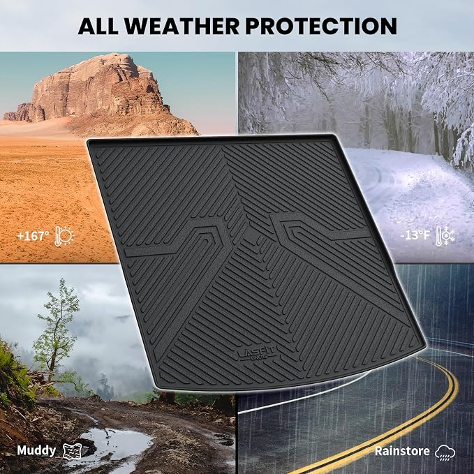 LASFIT Cargo Mat for Volkswagen Atlas Cross Sport 2020-2025, Custom Fit - Image 7