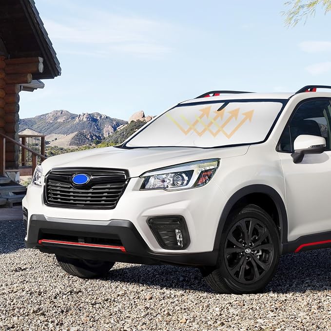 Sun Shade for Forester 2013-2018 Windshield Sunshade for Subaru Forester 2017 by SLOGENTO