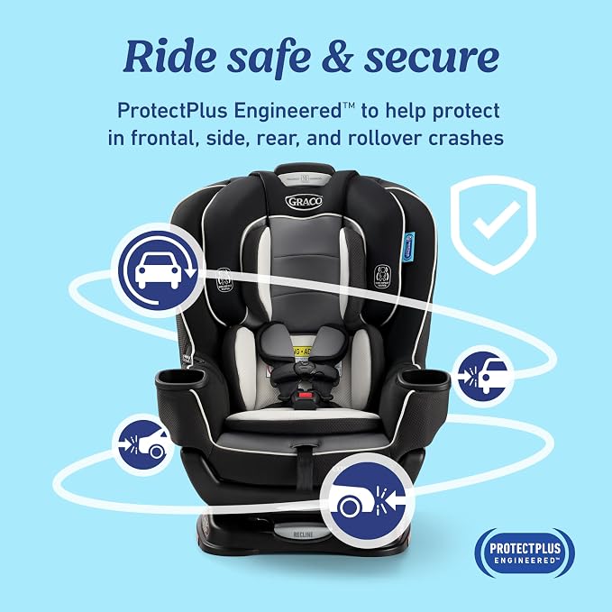 Graco Extend2Fit Convertible Baby Car Seat, Rear and Forward Facing, Adjustable - Image 4