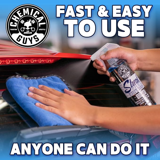 Chemical Guys CLD300 Streak Free Glass & Window Cleaner, Ammonia Free & Safe on - Image 11