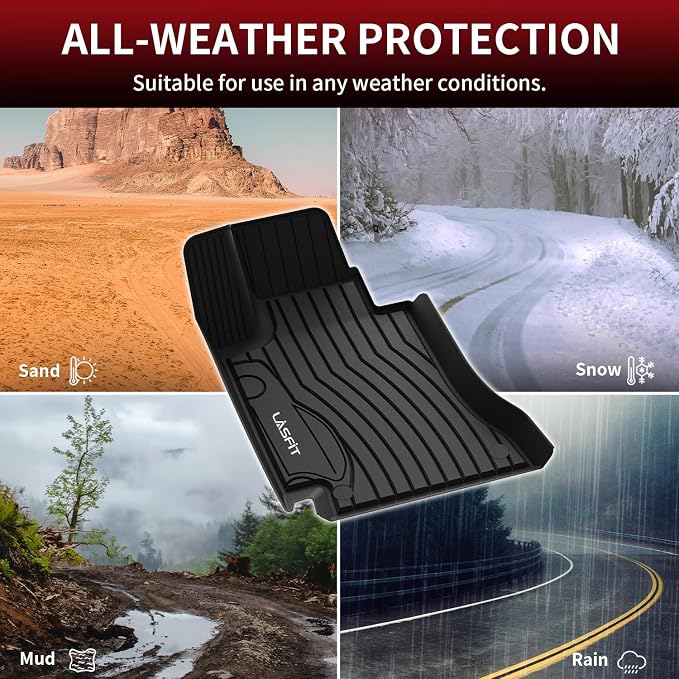 LASFIT Floor Mats for Mercedes Benz C Class 2021 2020 2015-2019 C300 / C350 / - Image 7