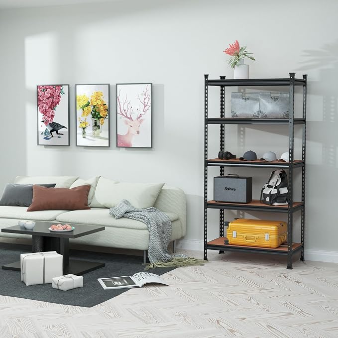 WORKPRO 5-Tier Metal Storage Shelving Unit, 36”W x 18”D x 72”H, Adjustable - Image 2
