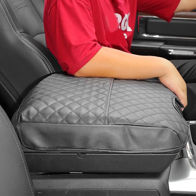 Jimen for Ram Armrest Cover, Car Center Console Cushion Pad Compatible - Image 5