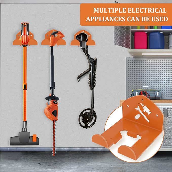 Garage Organization Storage Trimmer Rack Garden Power Tool Hanger - Image 5