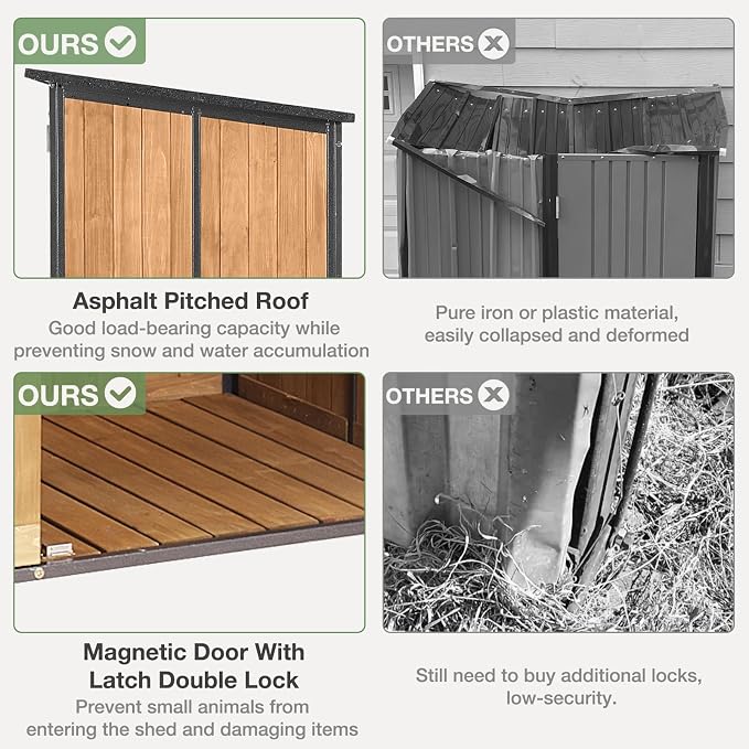Outdoor Storage Shed with Floor - Image 5