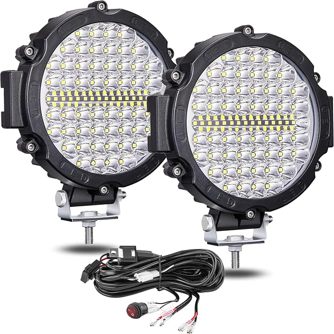 7 Inch Round LED Off Road Driving Lights by SanYoung-AutomotiveLights