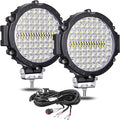 7 Inch Round LED Off Road Driving Lights by SanYoung-AutomotiveLights
