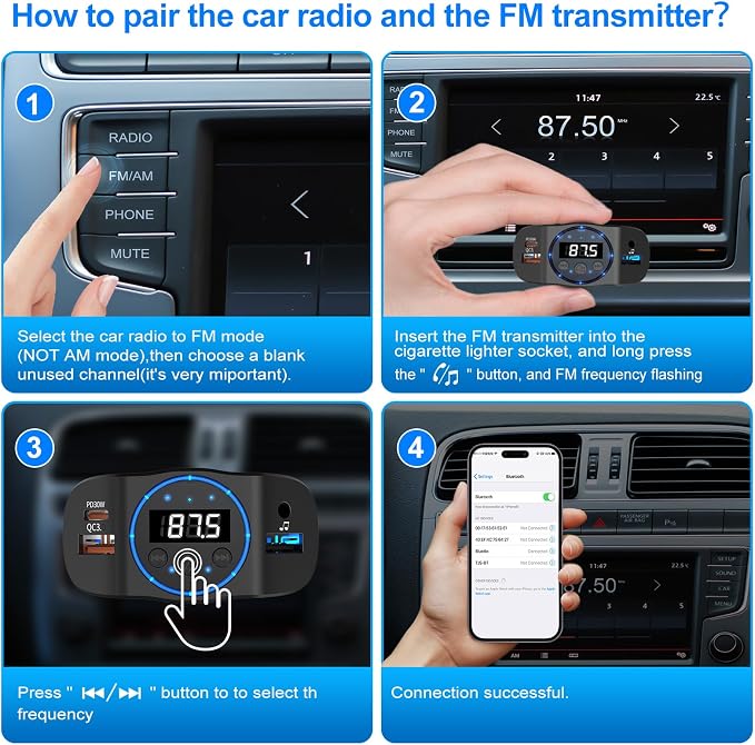 pgraded Bluetooth FM Transmitter - Image 3