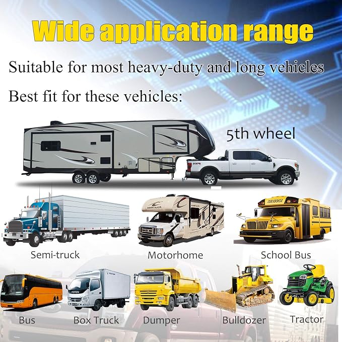 Wireless Backup Camera for Trucks VMW7 high Definition 1080P 7” IPS Monitor - Image 6