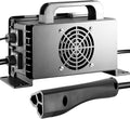 1400W Lead Acid Battery Charger 48 Volt 15 AMP 3-Pin Triangular Plug EZGO RXV & by Eliumsync