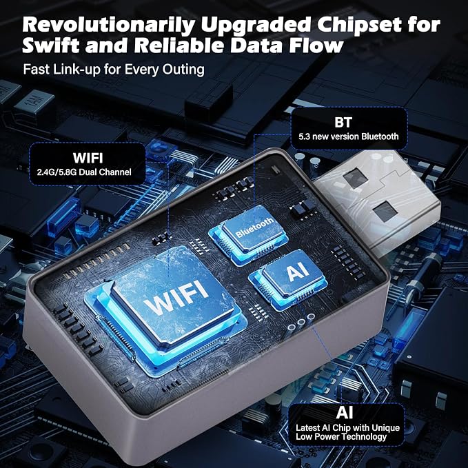 Wireless CarPlay Adapter for iPhone – Upgraded Version, Converts Wired CarPlay - Image 7