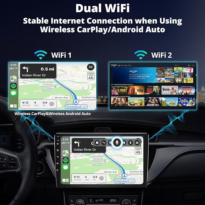 AI Box CarPlay with Bluetooth OBD2 Scnaner，2025 Upgrade Wireless CarPlay - Image 3