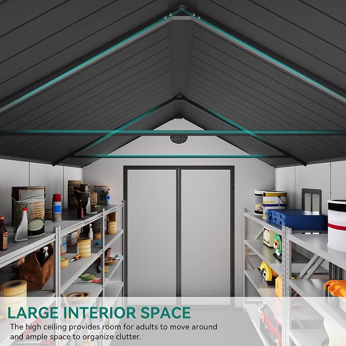 YITAHOME 8x10 FT Outdoor Storage Shed - Image 6