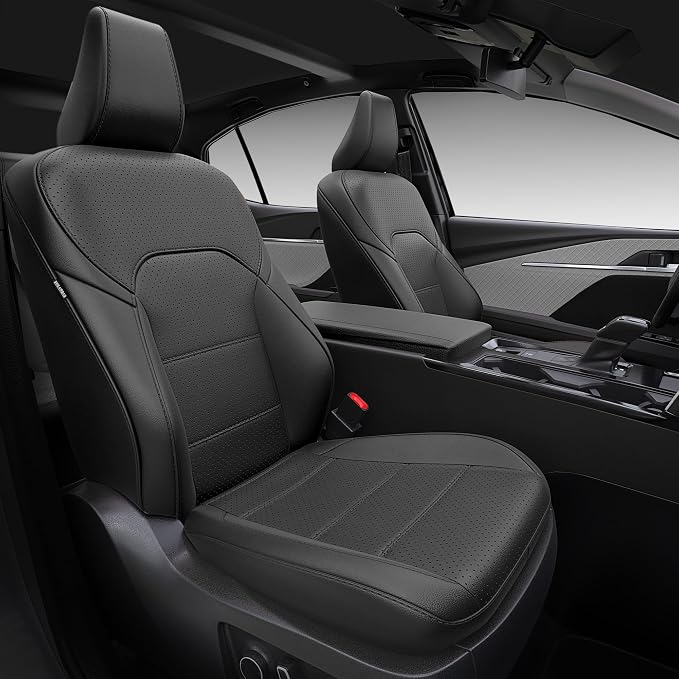 Leather Seat Covers for Toyota Camry 2025 LE SE Hybrid by FEINEPRO