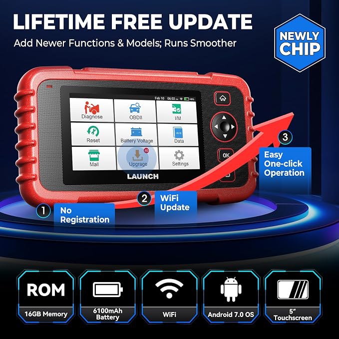 OBD2 Scanner LAUNCH CRP129X V2.0 Elite Scan Tool, Upgrade of CRP123X, 12 Reset - Image 7
