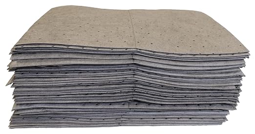 Oil-Dri L90907 15" W x 19" L Universal Heavy Weight Bonded Perforated Pads - Image 5