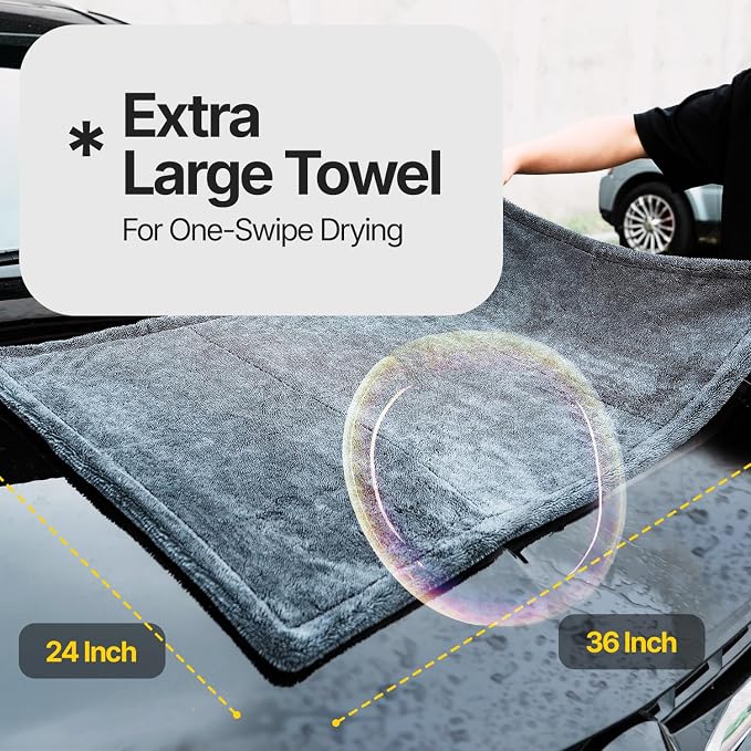 Crystal Clean 1300GSM Microfiber Towels - Image 2