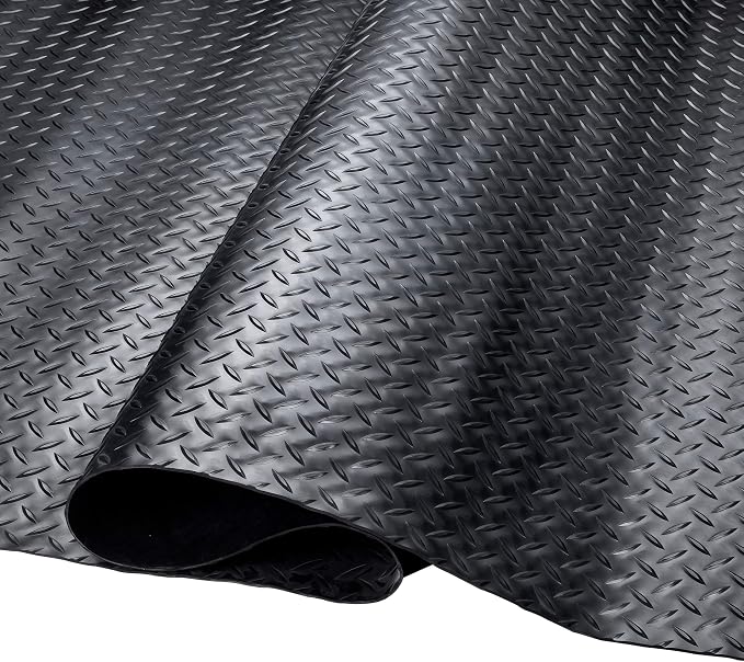 SEAL 4 x 10 Ft Premium Garage Floor Mat, Solid 2.8mm Thickened Black Commercial - Image 7