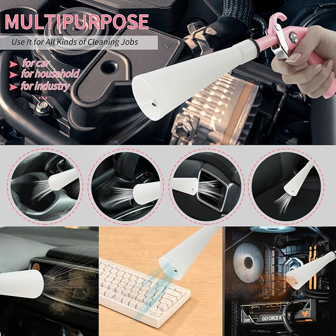 XIAOFENG Tornado Dry Cleaning Gun Detailing Interior Dryer Air Blow Gun - Image 6