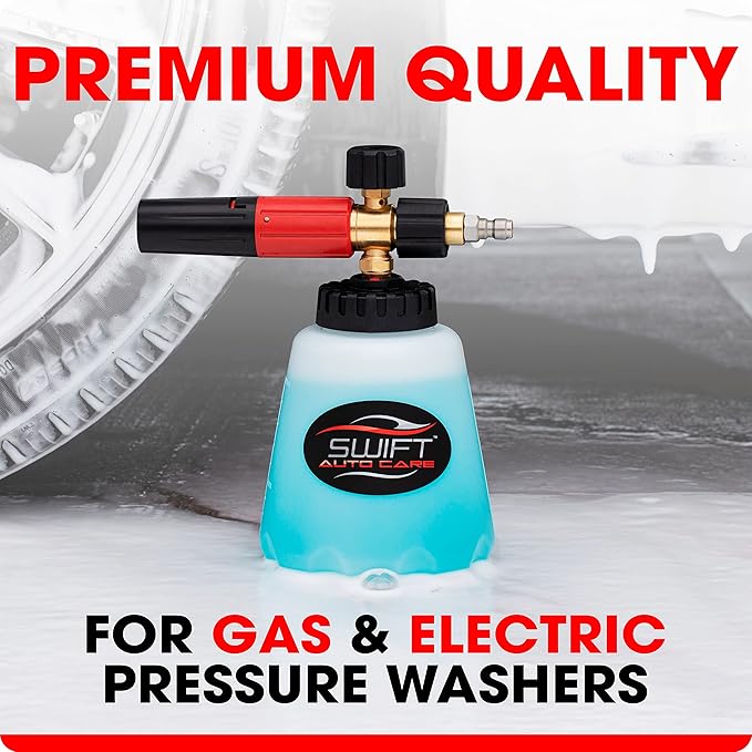 Swift Premium Foam Cannon for Pressure Washer – Heavy Duty Foam Sprayer for Car - Image 6
