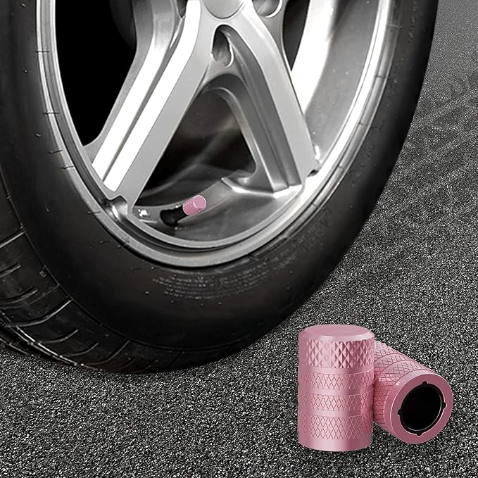 CKAuto Tire Valve Stem Caps, Anodized Aluminum Tire Valve Cap Set, Corrosion - Image 6
