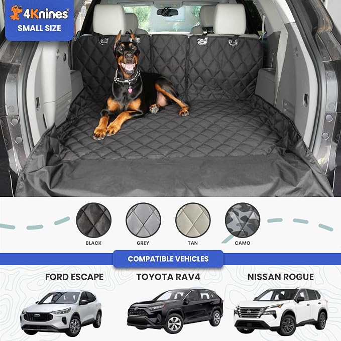 4Knines SUV Cargo Liner for Dogs, Trunk Mat for SUV, Durable Cargo Cover - Image 2