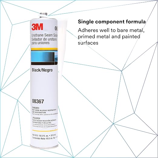 3M Urethane Seam Sealer, High Solids, Permanently Flexible, 310 mL/10.5 fl oz - Image 2
