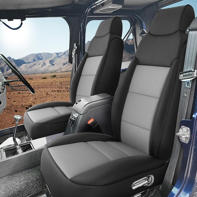 GIANT PANDA Full Set Car Seat Covers Customized Jeep Wrangler TJ Rubicon Sahara by GIANTPANDA