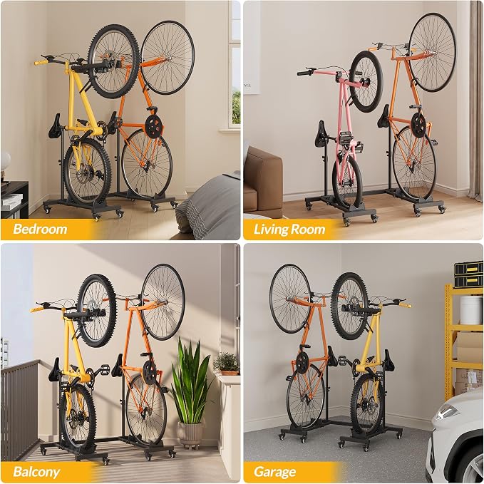 Vertical Bike Stands，Standing Bike Rack - Image 8