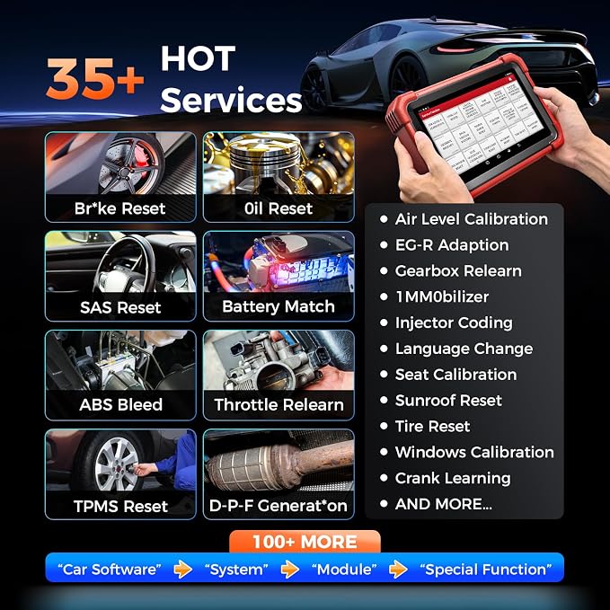 LAUNCH X431 CRP919XBT ECU Coding OBD2 Scanner, All System Bidirectional Scan - Image 4