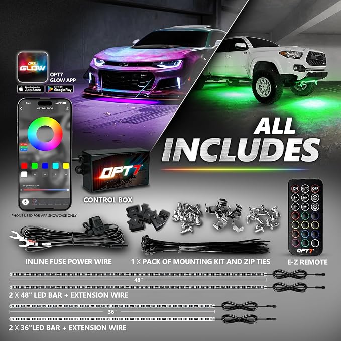 OPT7 Aura Pro Underglow LED Lights - Image 2