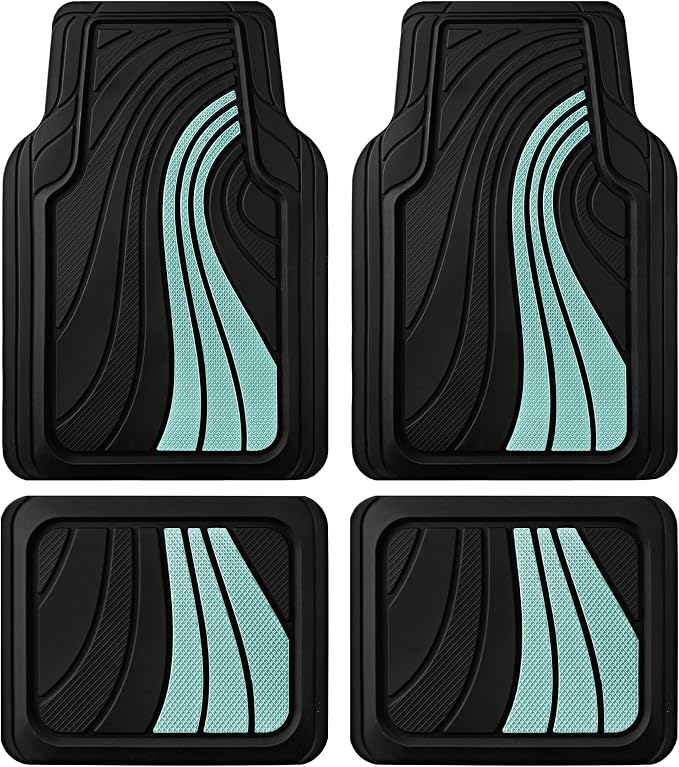 Road Comforts Car Floor Mats Full Set – Front & Rear Car Floor Mats by RoadComforts