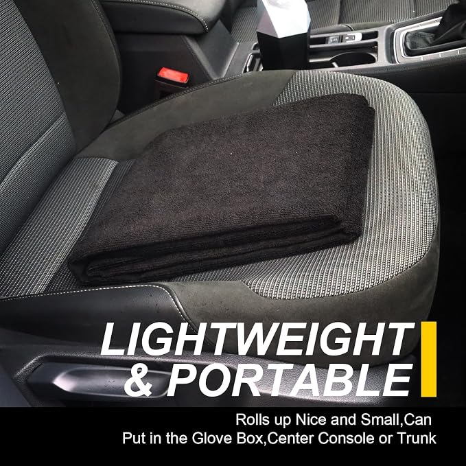 Back Seat Cover for Car Trucks Van SUV, Waterproof Rear Bench Towel Seat Covers - Image 8