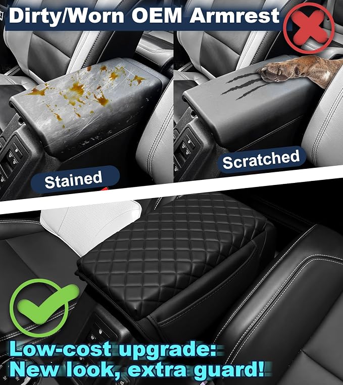 Armrest Cover for Ford Bronco 2021-2025 Center Console Pad - Image 2