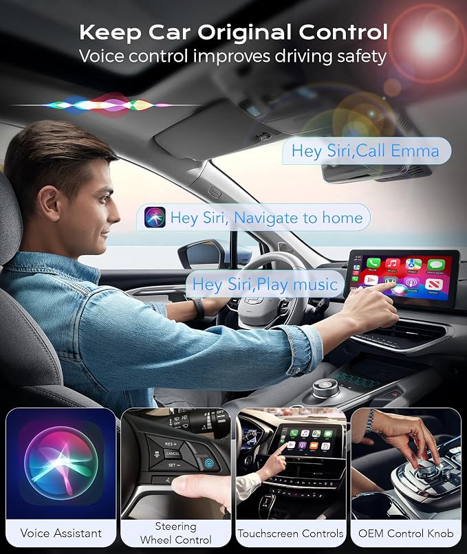 Wireless CarPlay Adapter for Apple iPhone, 2025 Upgraded Converts Wired to - Image 6