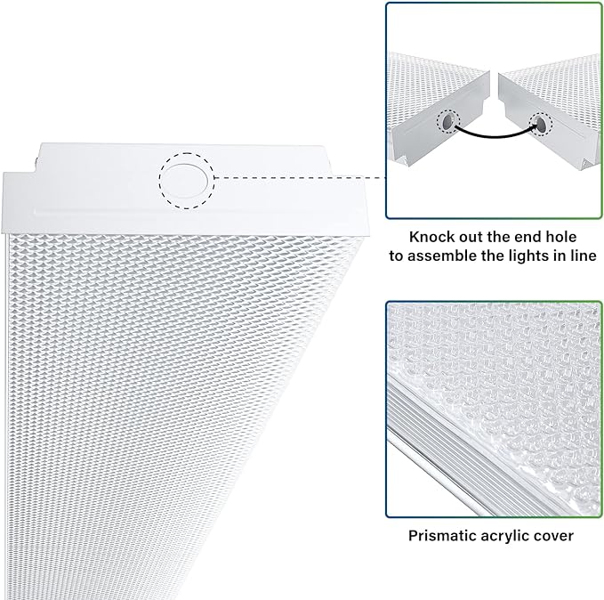 ANTLUX 4FT LED Wraparound 40W Shop Lights - Image 2