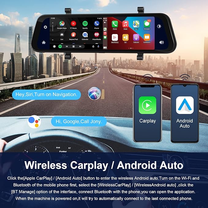 Car in-Mirror Mounted Dash Cam - Image 2