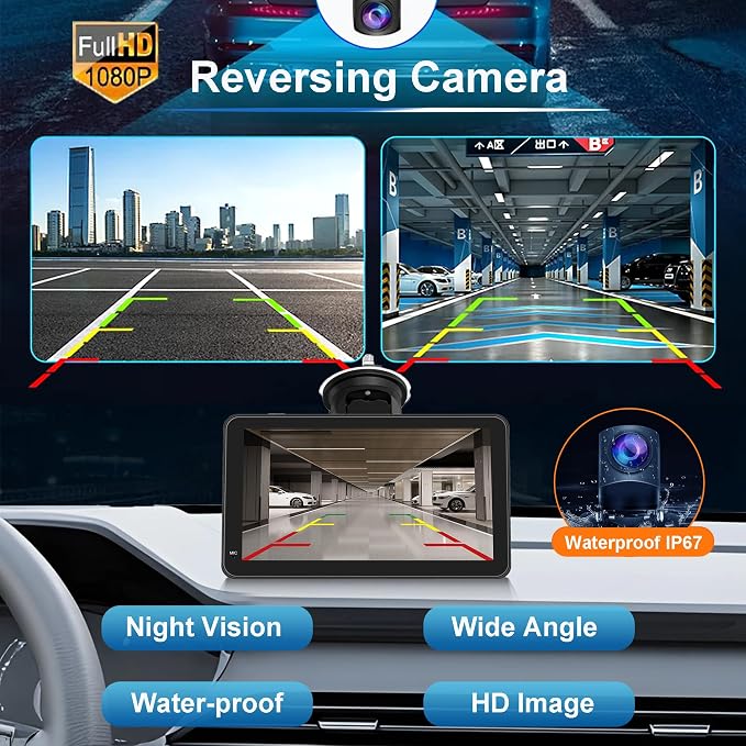 Portable Carplay Screen for Car, Car Audio Receivers - Image 6