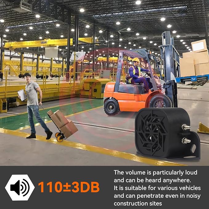 730 Back-up Alarm 12V-24V 110dB IP67 Waterproof Dust-Proof Reversing Warning - Image 6