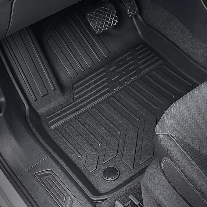 Floor Mats for 2018-2024 2025 Volkswagen VW Atlas 7 Seats, All Weather TPE - Image 3