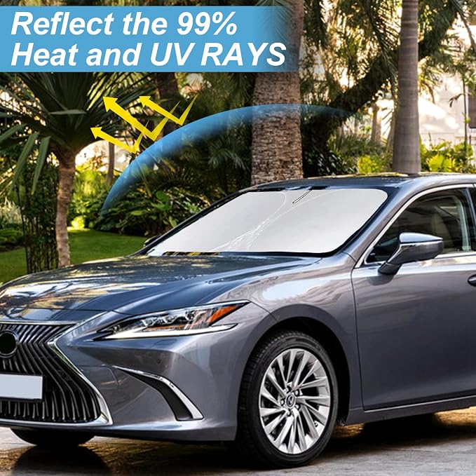 Sunshade for Lexus ES 2019-2024 2025 ES250 ES300h ES350 Sedan Sun Shade - Image 2